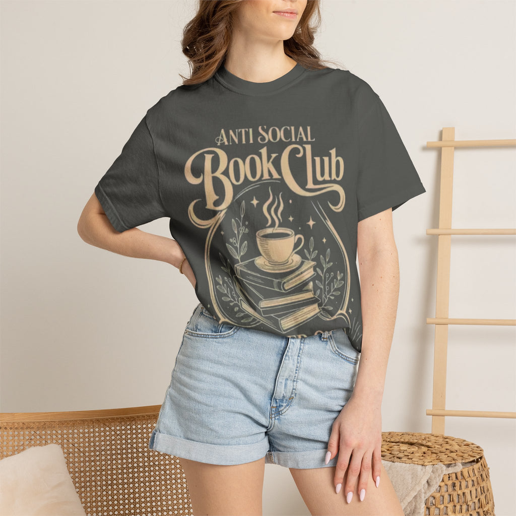 Anti Social Book Club T-Shirt — 'Member Only' Literary Tee