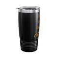 20oz Ringneck Tumbler — "The Day Awaits But First Coffee" Insulated Travel Cup