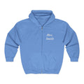 Personalized Mrs. Smith Embroidered Zip-Up Hoodie — Custom Teacher & Bride Gift
