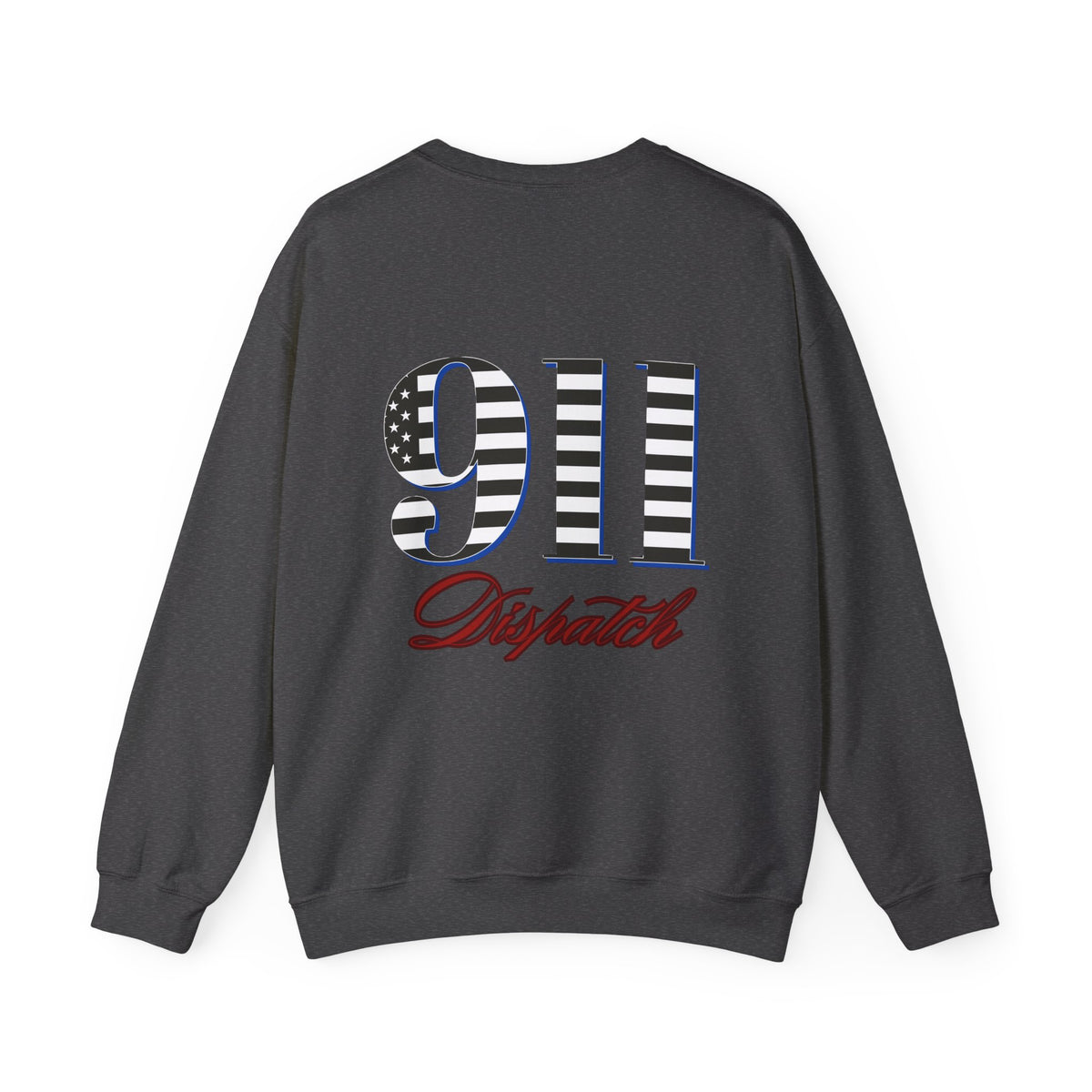 911 Dispatch Sweatshirt | American Flag Stripes, Emergency Response Tee