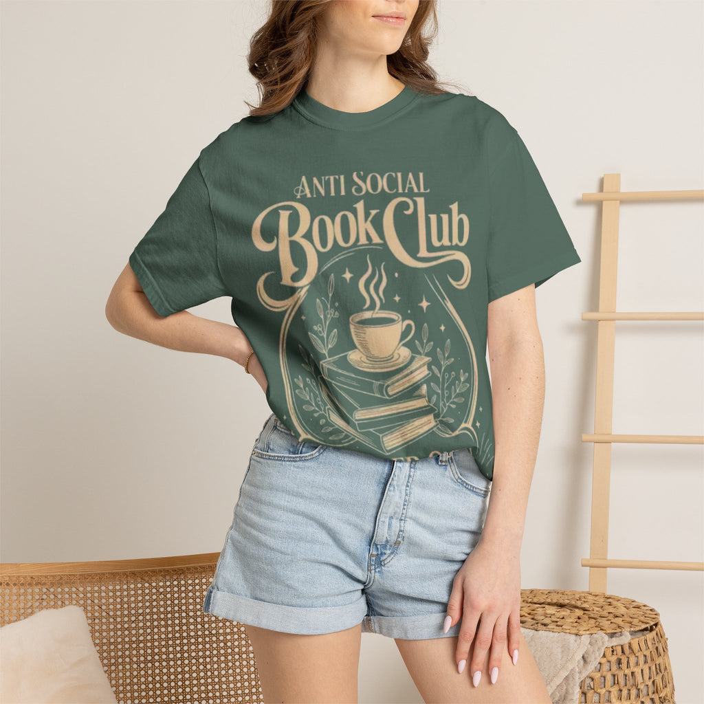 Anti Social Book Club T-Shirt — 'Member Only' Literary Tee
