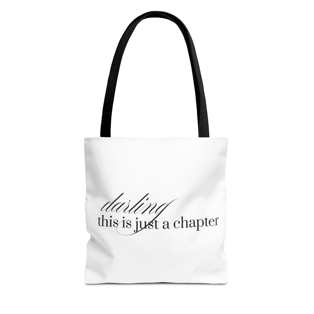 Darling, This Is Just a Chapter — Inspirational Canvas Tote Bag