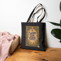 Tote Bag — “Chapters Over Chatter” Vintage Floral Booklover Canvas Tote