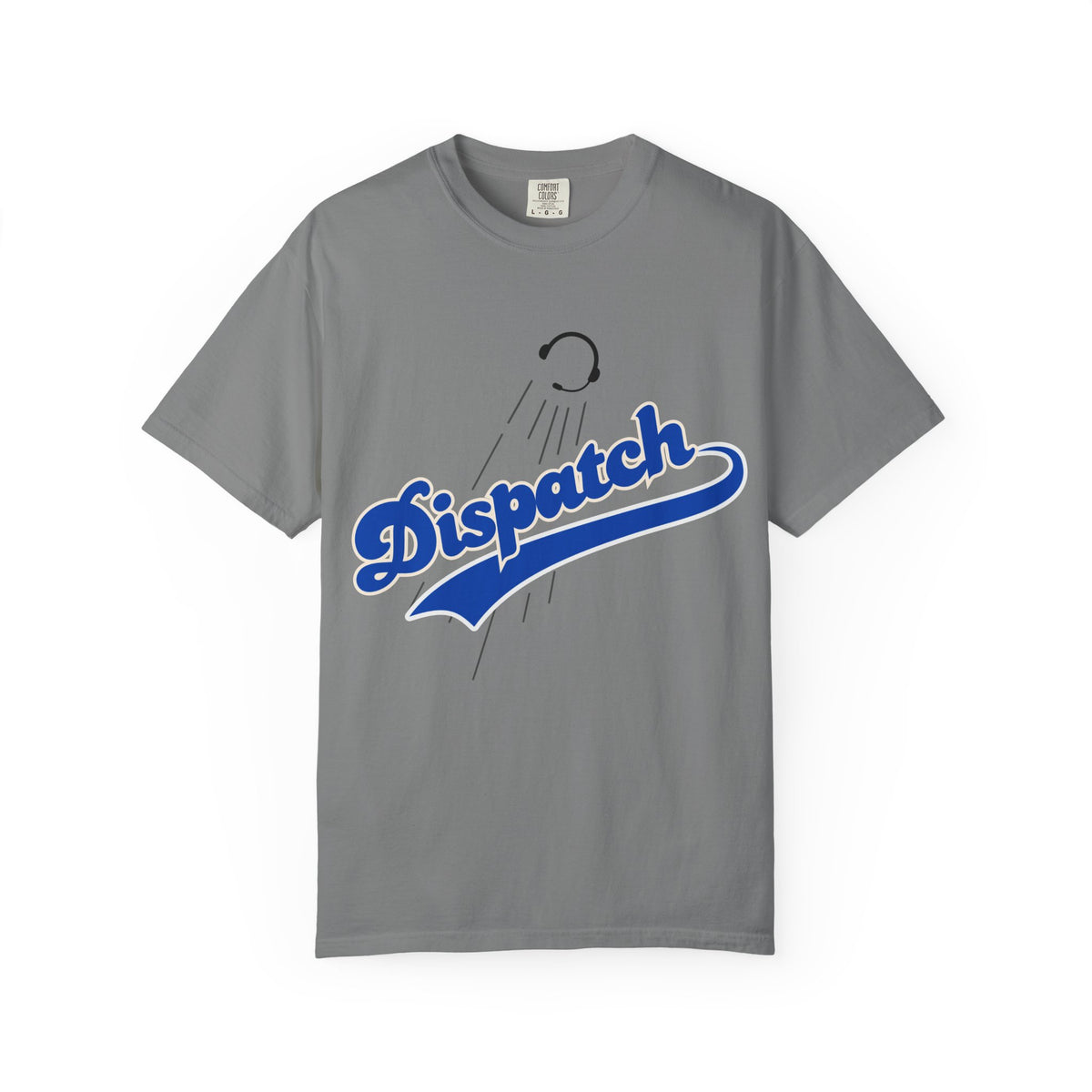 Dispatchers 911 Baseball-Style T-Shirt — Vintage Script Tee for Radio Operators