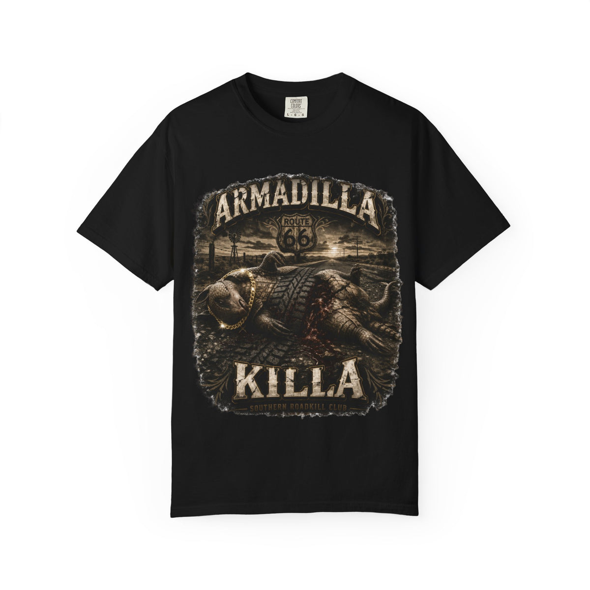 Armadilla Killa Comfort Colors Tee | Route 66