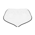 Personalized Bride Relaxed Shorts — White Bridal Party Lounge Shorts