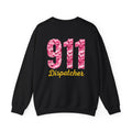 911 Dispatcher Crewneck Sweatshirt — Pink Camo Emergency Dispatcher Pullover
