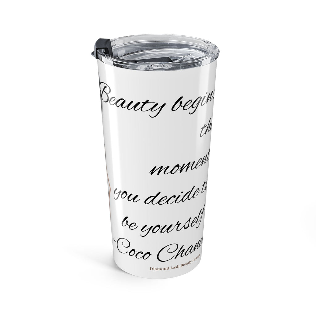 Diamond Lash Beauty Lounge | Floral Quote Tumbler 20oz