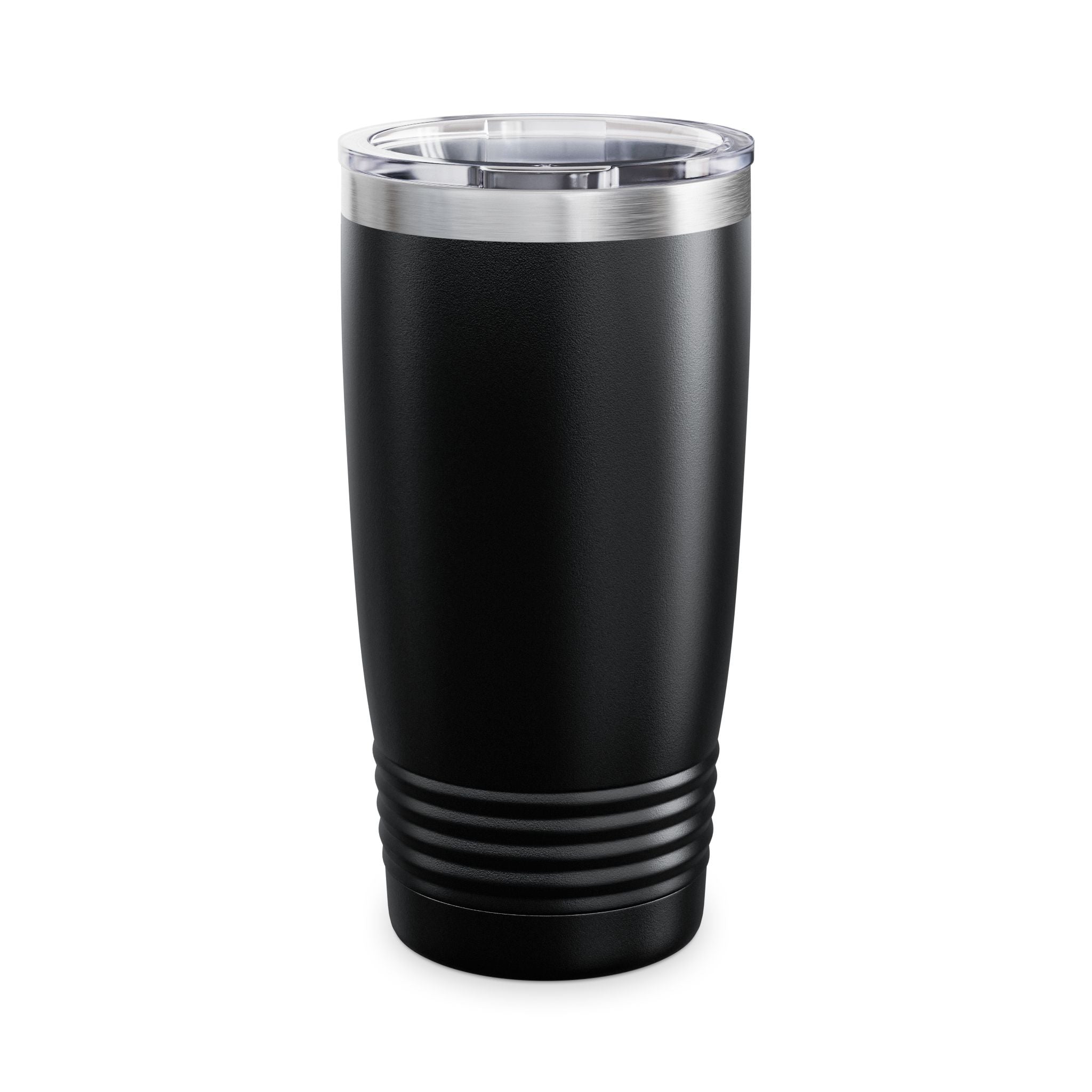 20oz Ringneck Tumbler — "The Day Awaits But First Coffee" Insulated Travel Cup