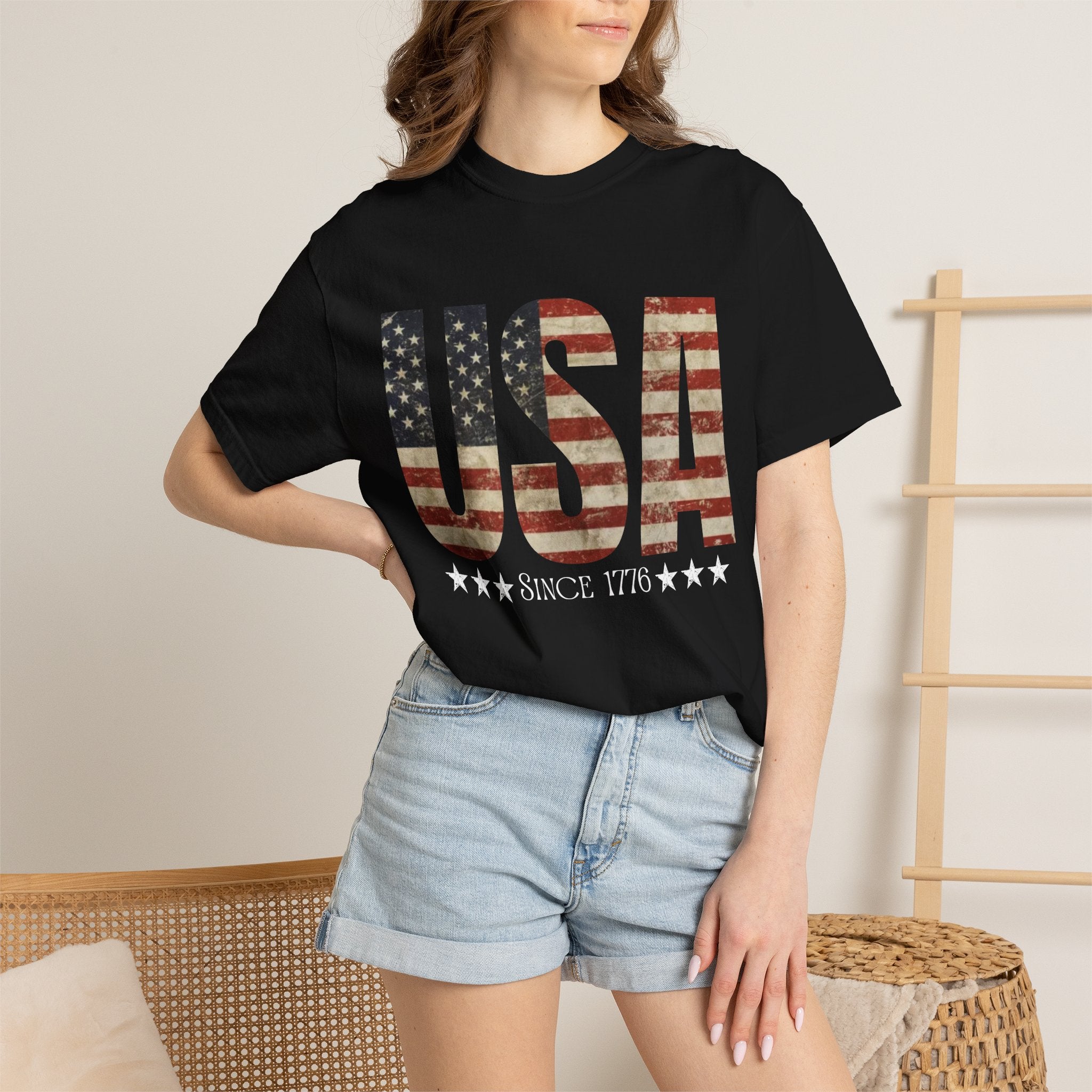 USA Since 1776 Vintage Flag T-Shirt