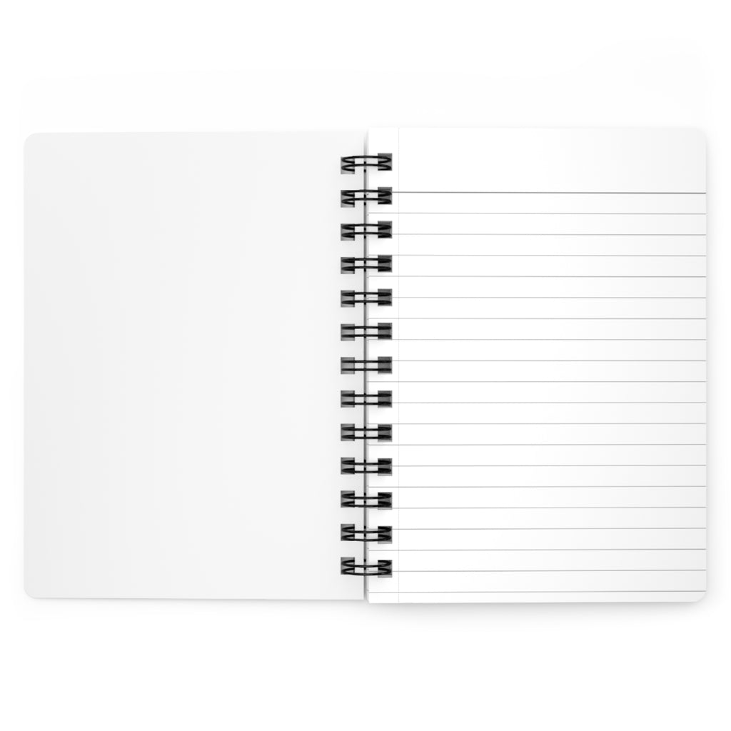 Grateful Floral Spiral Journal — Pink Watercolor Flower Notebook