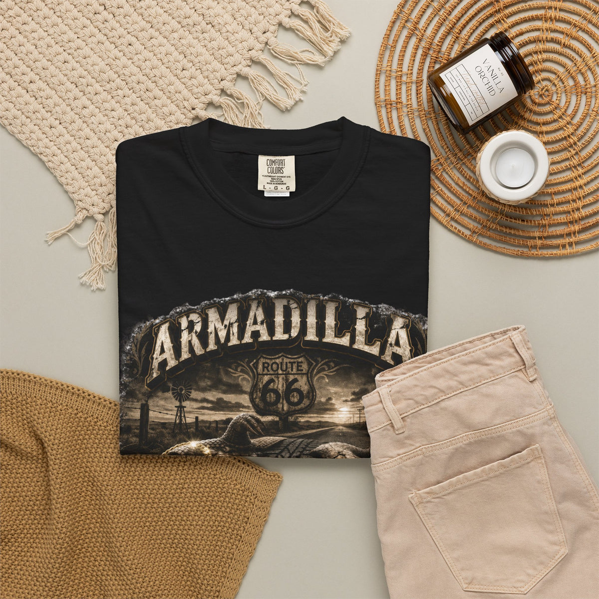 Armadilla Killa Comfort Colors Tee | Route 66