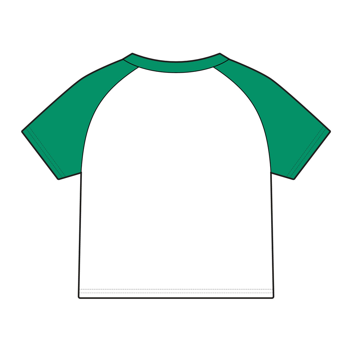 Overstimulated Raglan Baby Tee