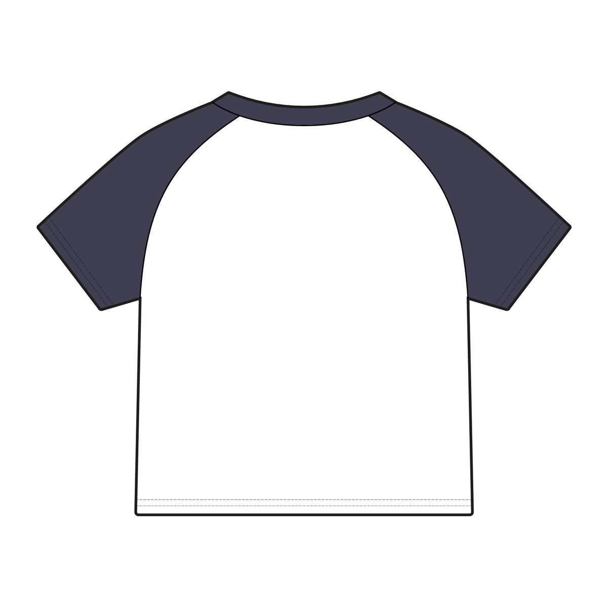 Overstimulated Raglan Baby Tee