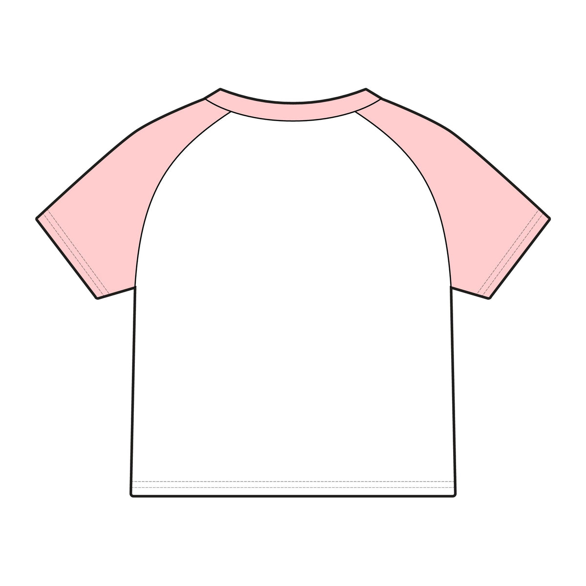 Overstimulated Raglan Baby Tee