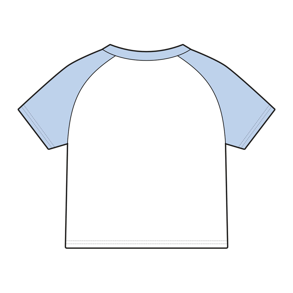 Overstimulated Raglan Baby Tee