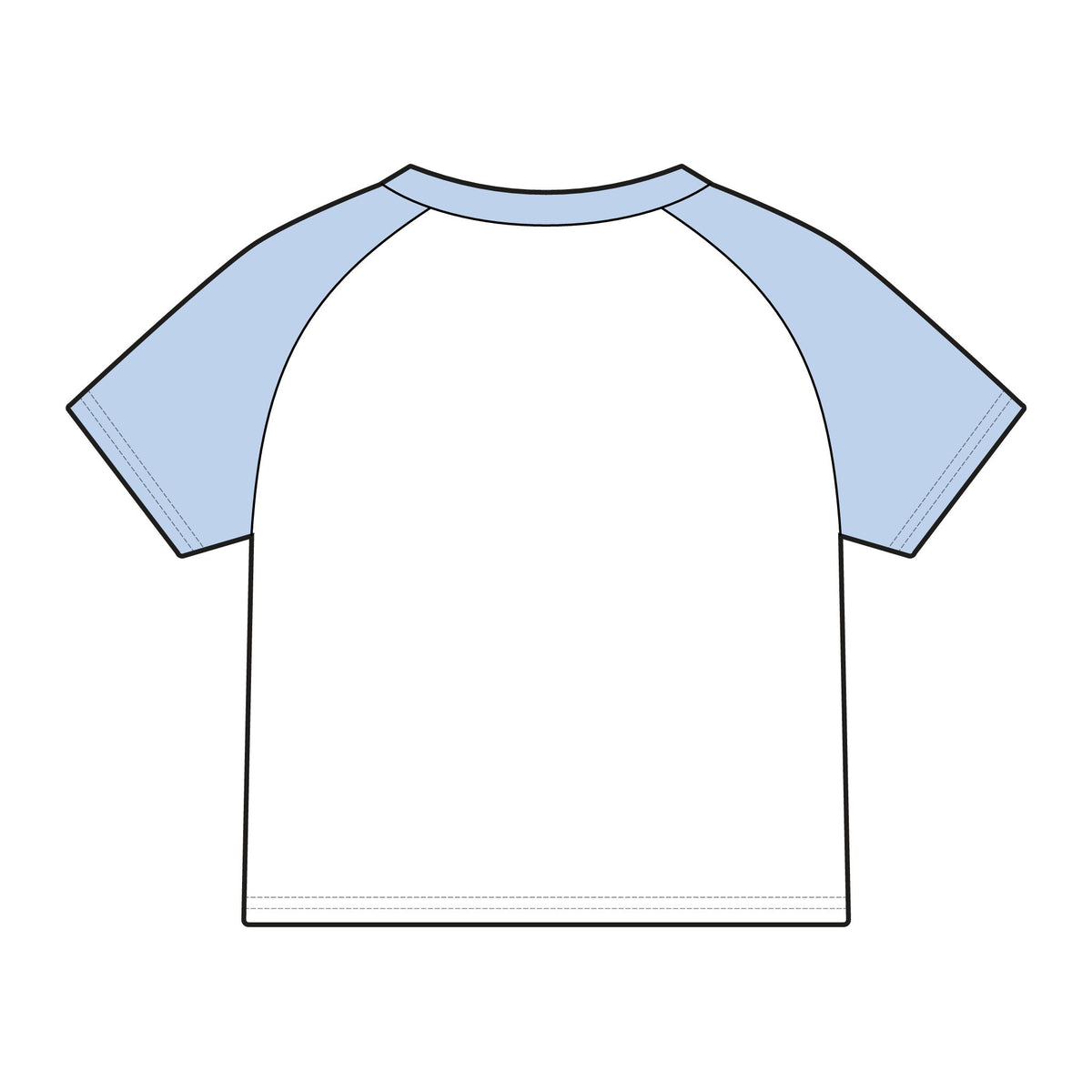 Overstimulated Raglan Baby Tee