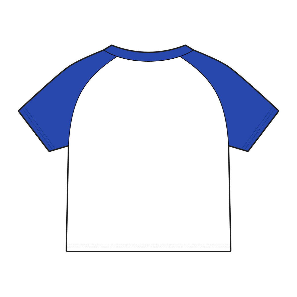 Overstimulated Raglan Baby Tee