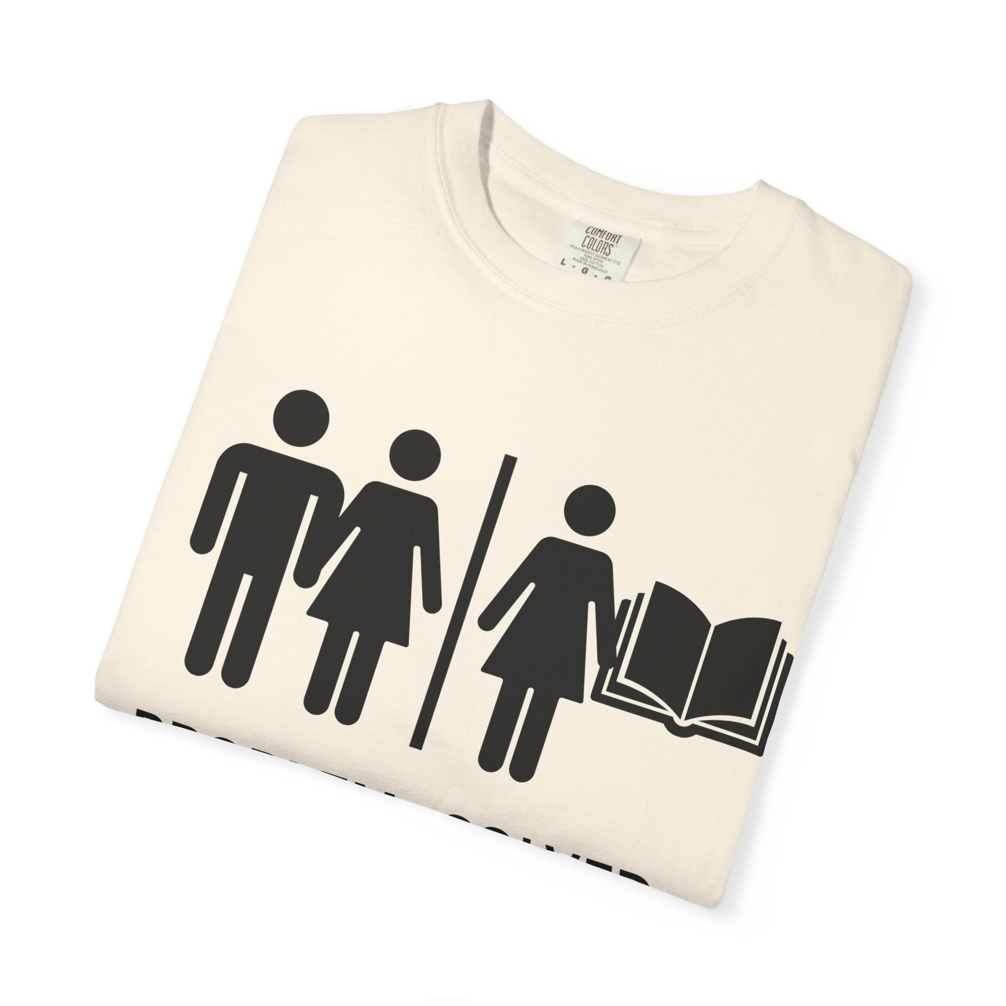 T-Shirt — Problem Solved Graphic Tee (Book Lover Humor)