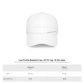 NO drama Baseball Cap — Embroidered Gold Script Low-Profile Hat