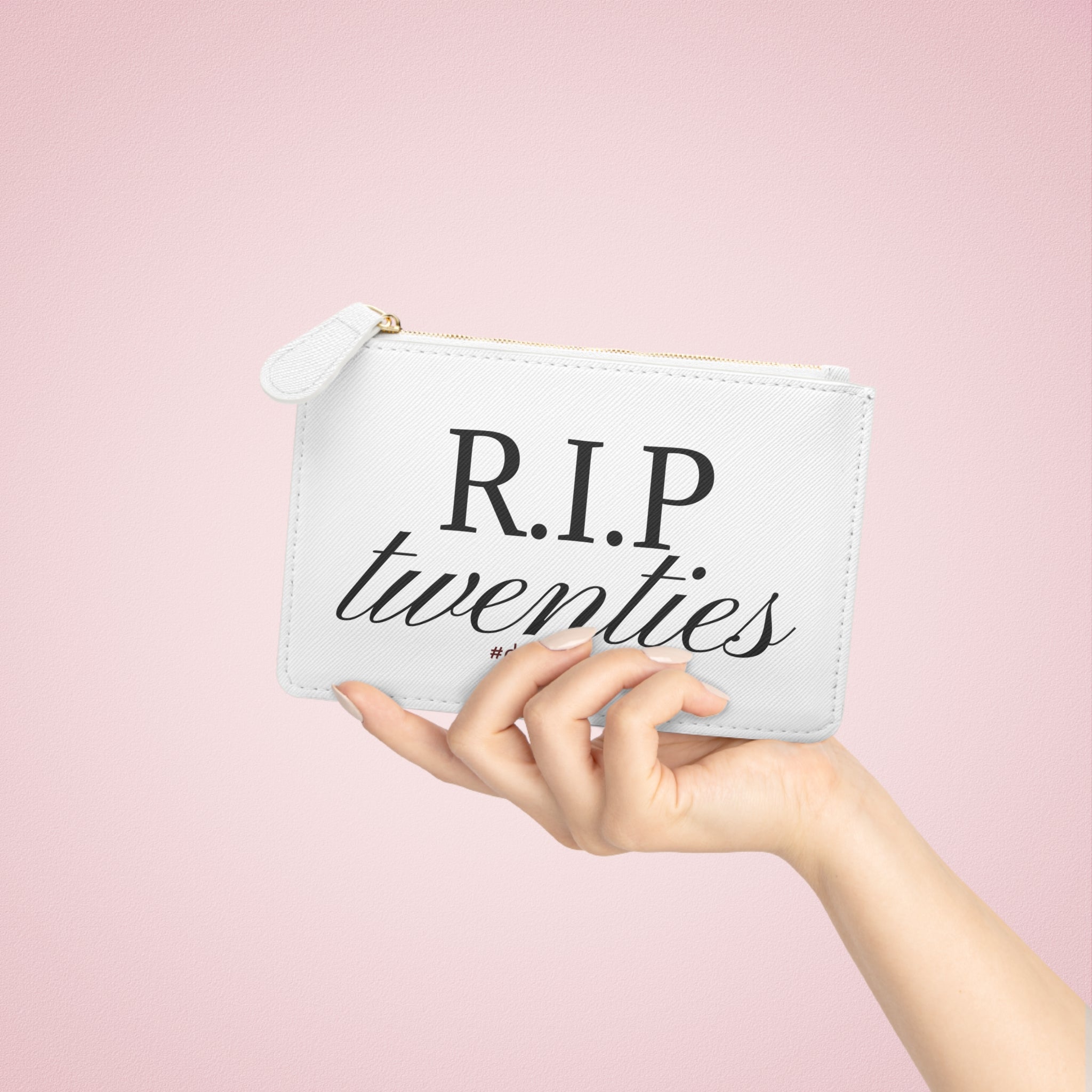 Mini Clutch — "R.I.P Thirties" Kiss Print