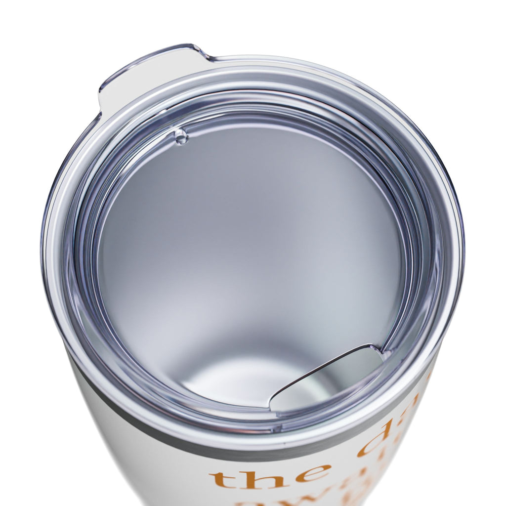 20oz Ringneck Tumbler — "The Day Awaits But First Coffee" Insulated Travel Cup