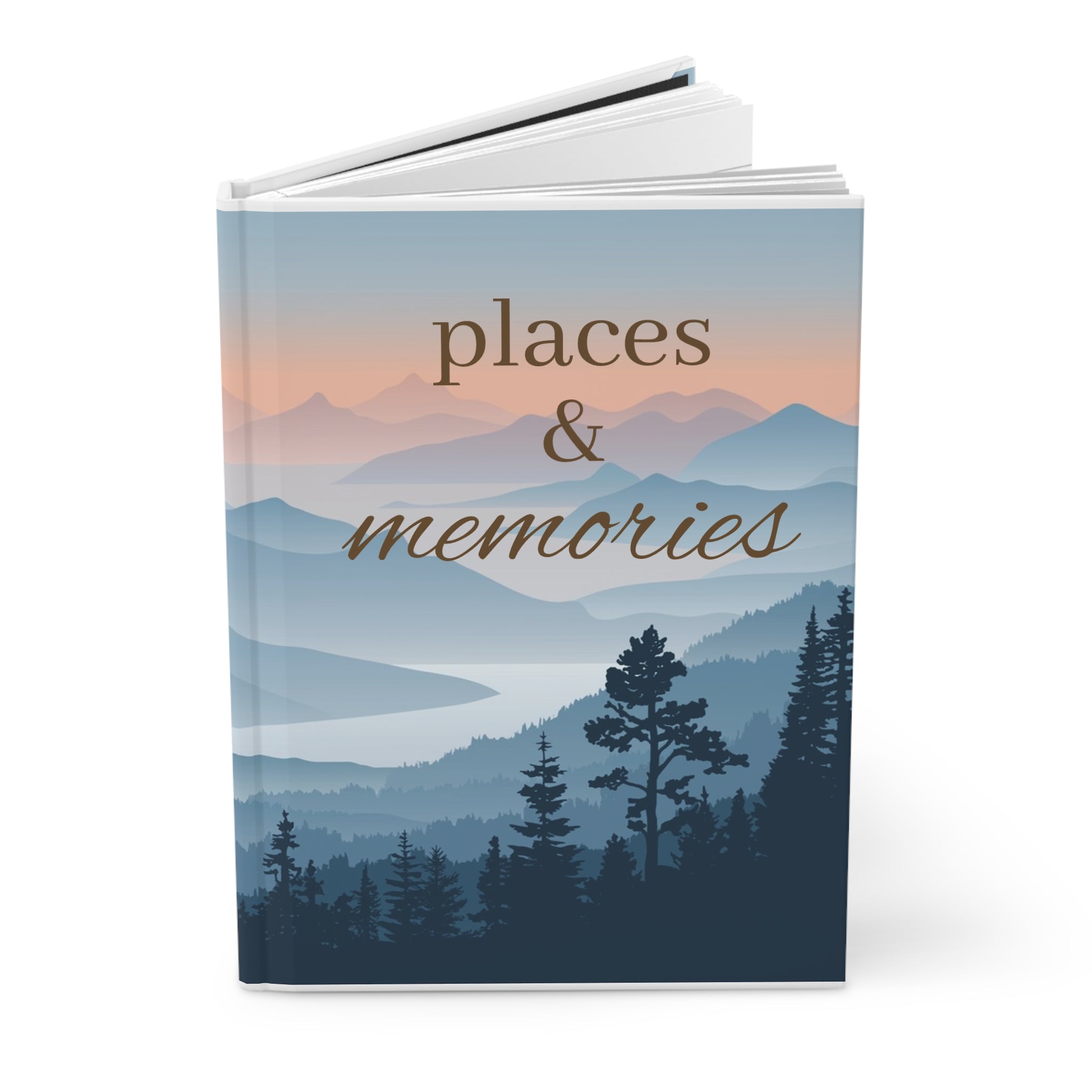 Journal — Places & Memories  Notebook (Hardcover Matte)