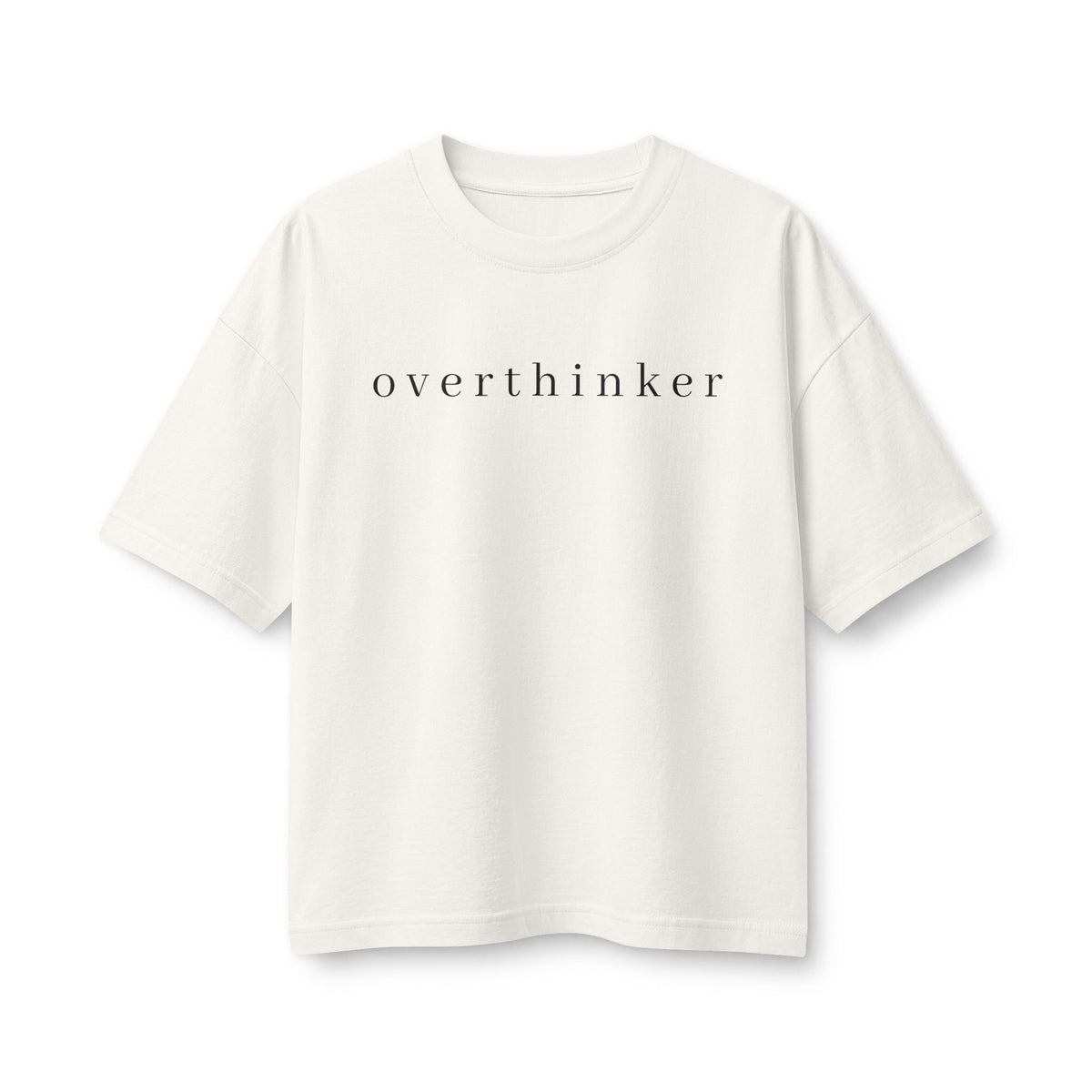 Overthinker Graphic Tee — Women’s Casual Minimalist T-Shirt