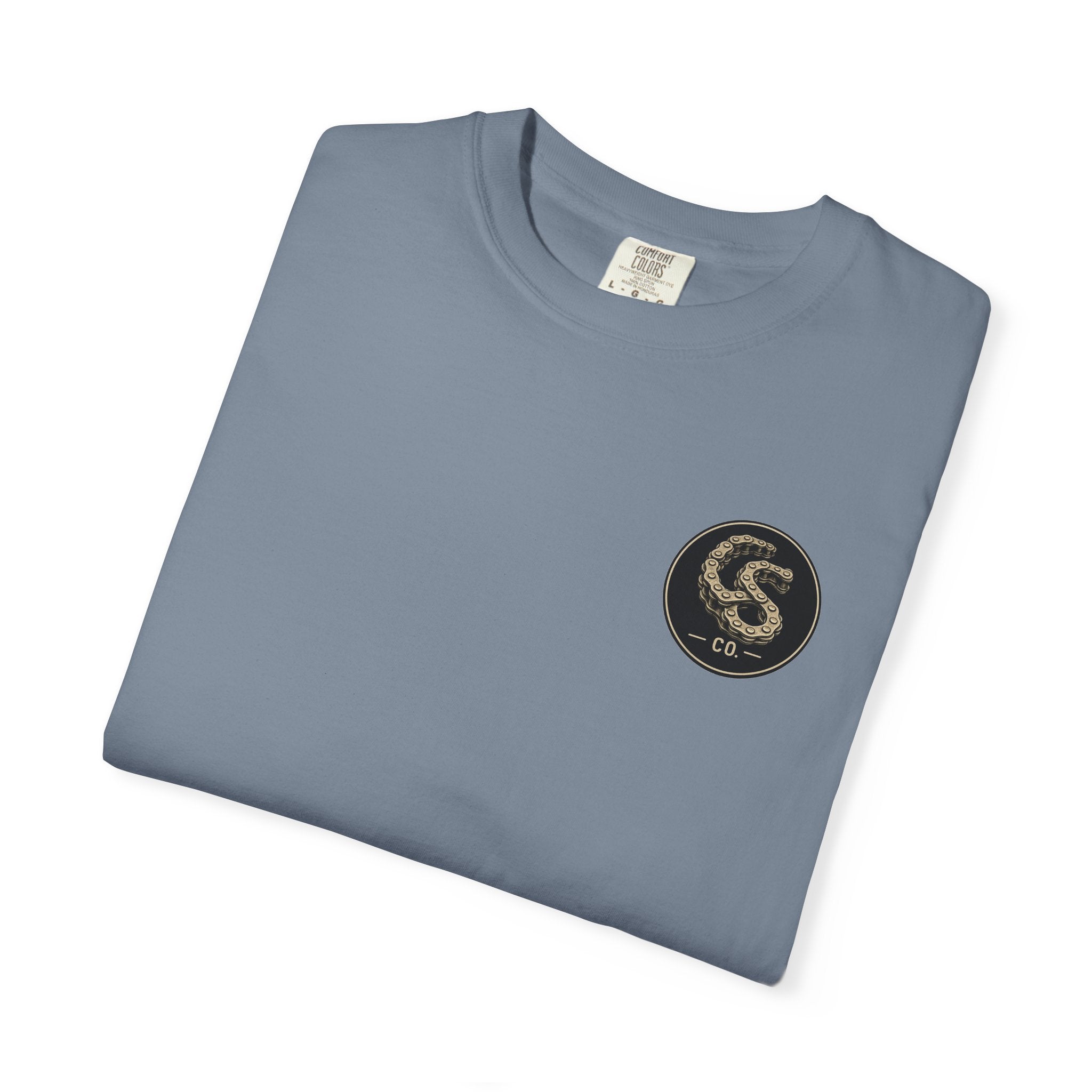 Alien Abduction Motorcycle T‑Shirt — Sci‑Fi Desert Rider Tee