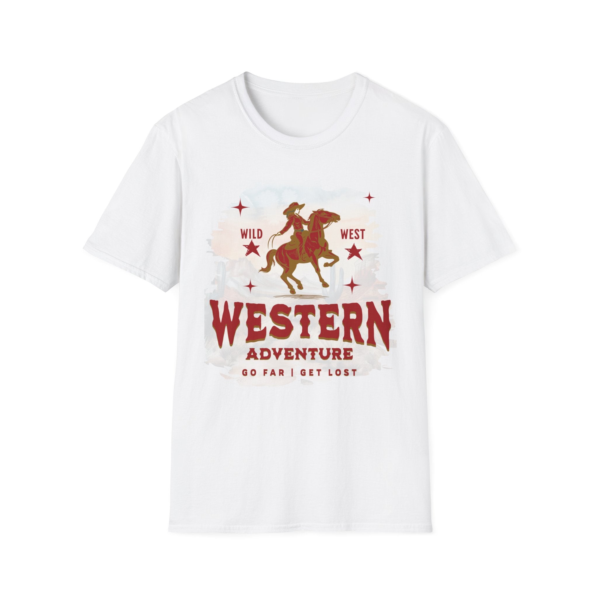 Western Cowgirl T-Shirt — Adventurous Cowgirl Graphic Tee