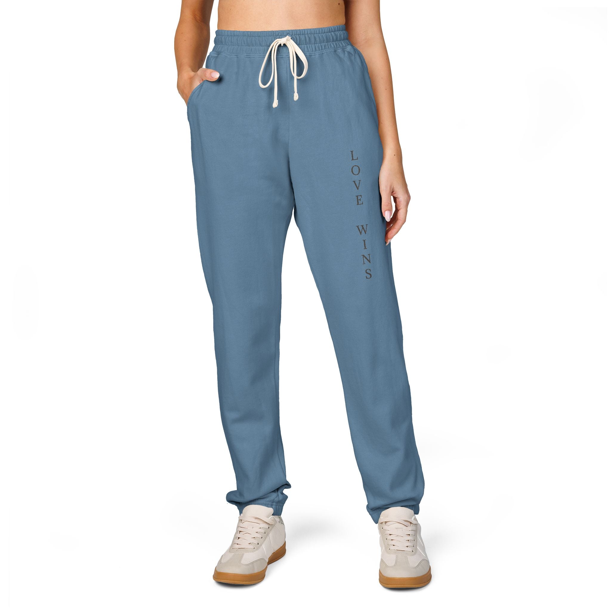 Personalized Embroidered Bridal Sweatpants — Custom Bachelorette & Bridal Shower Loungewear