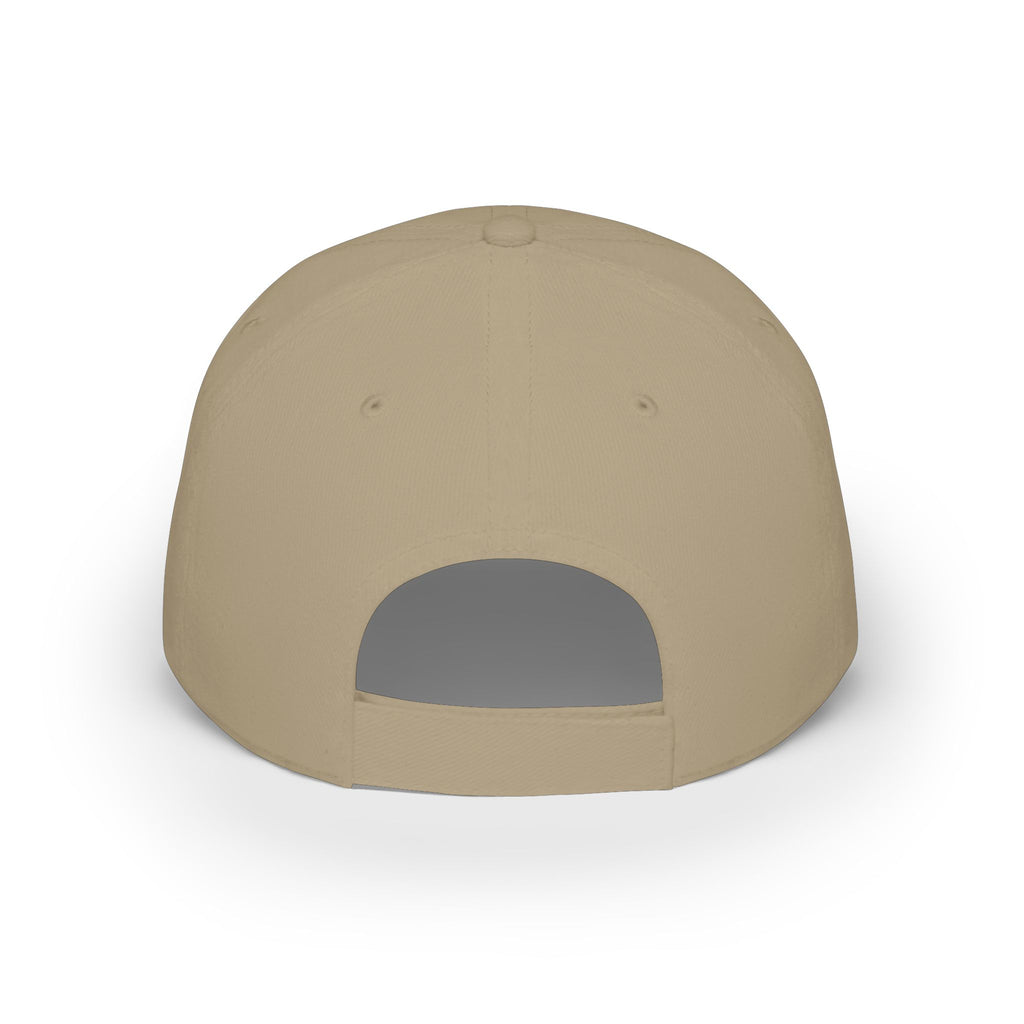 She's From Texas, I Am Not — Low Profile Embroidered Baseball Cap (Red)
