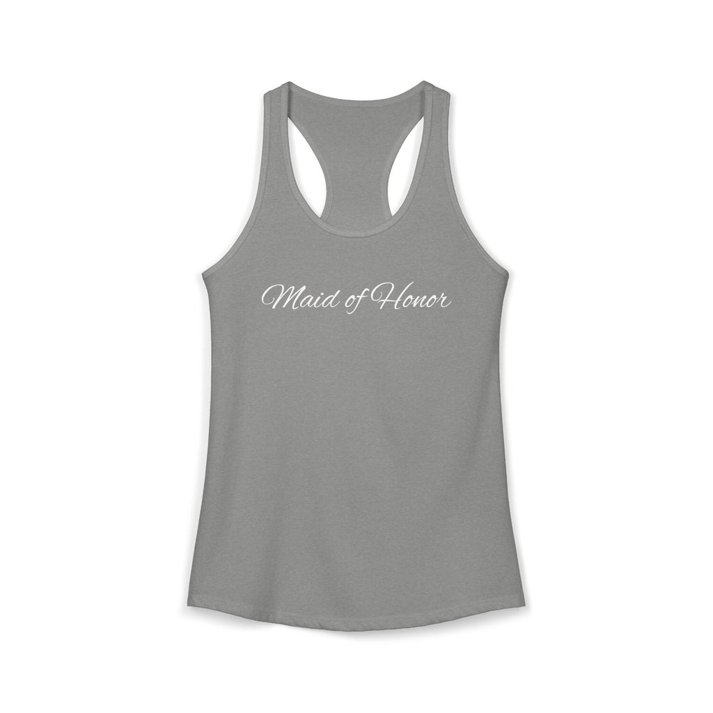 Personalized Racerback Tank — Bridal Party Getting Ready Top