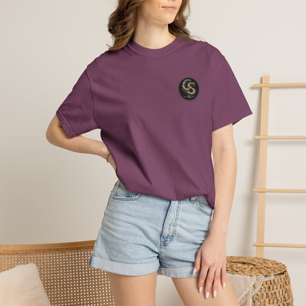 Alien Abduction Motorcycle T‑Shirt — Sci‑Fi Desert Rider Tee