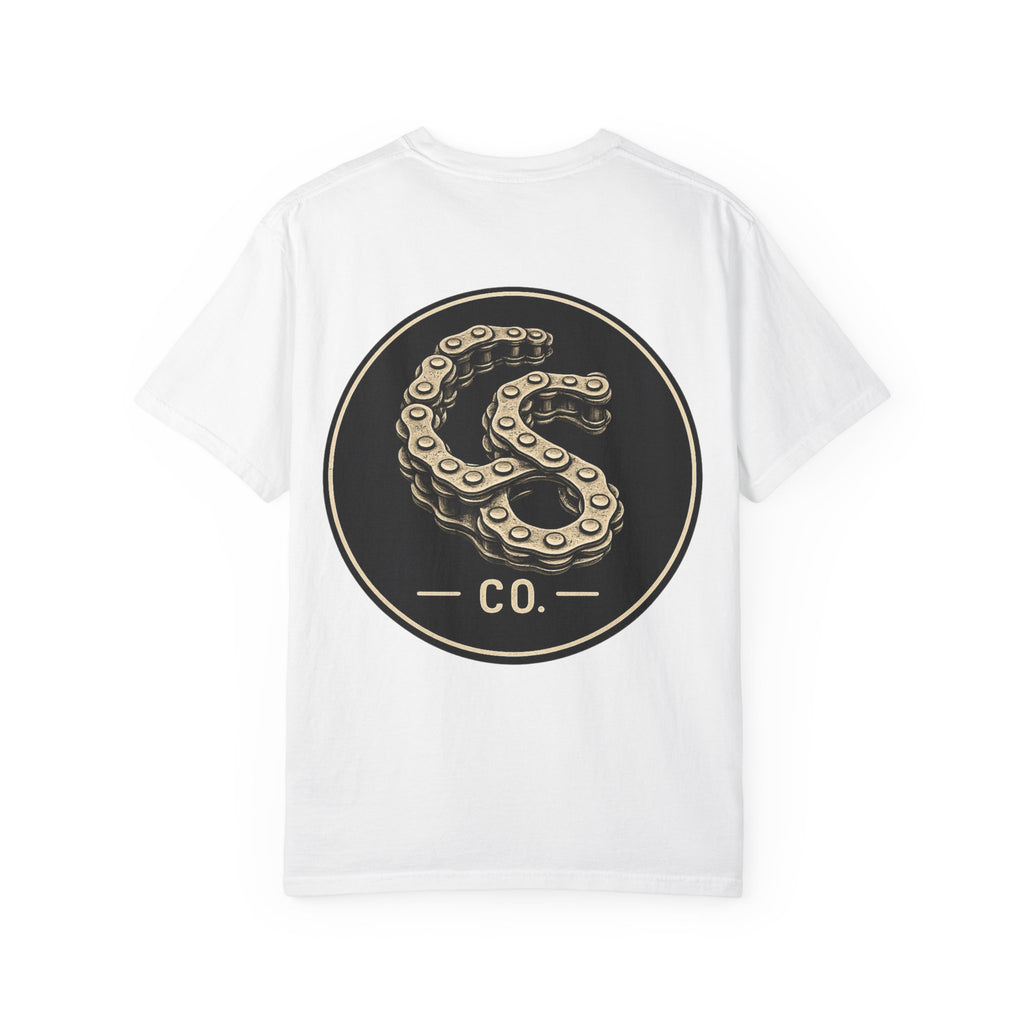 Collected Soul Chain Link Co. Vintage Bike Chain Logo T‑Shirt
