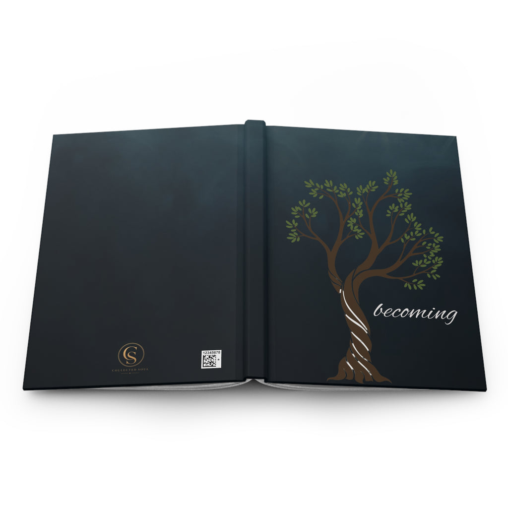Becoming Hardcover Journal — Inspirational Tree of Growth Notebook