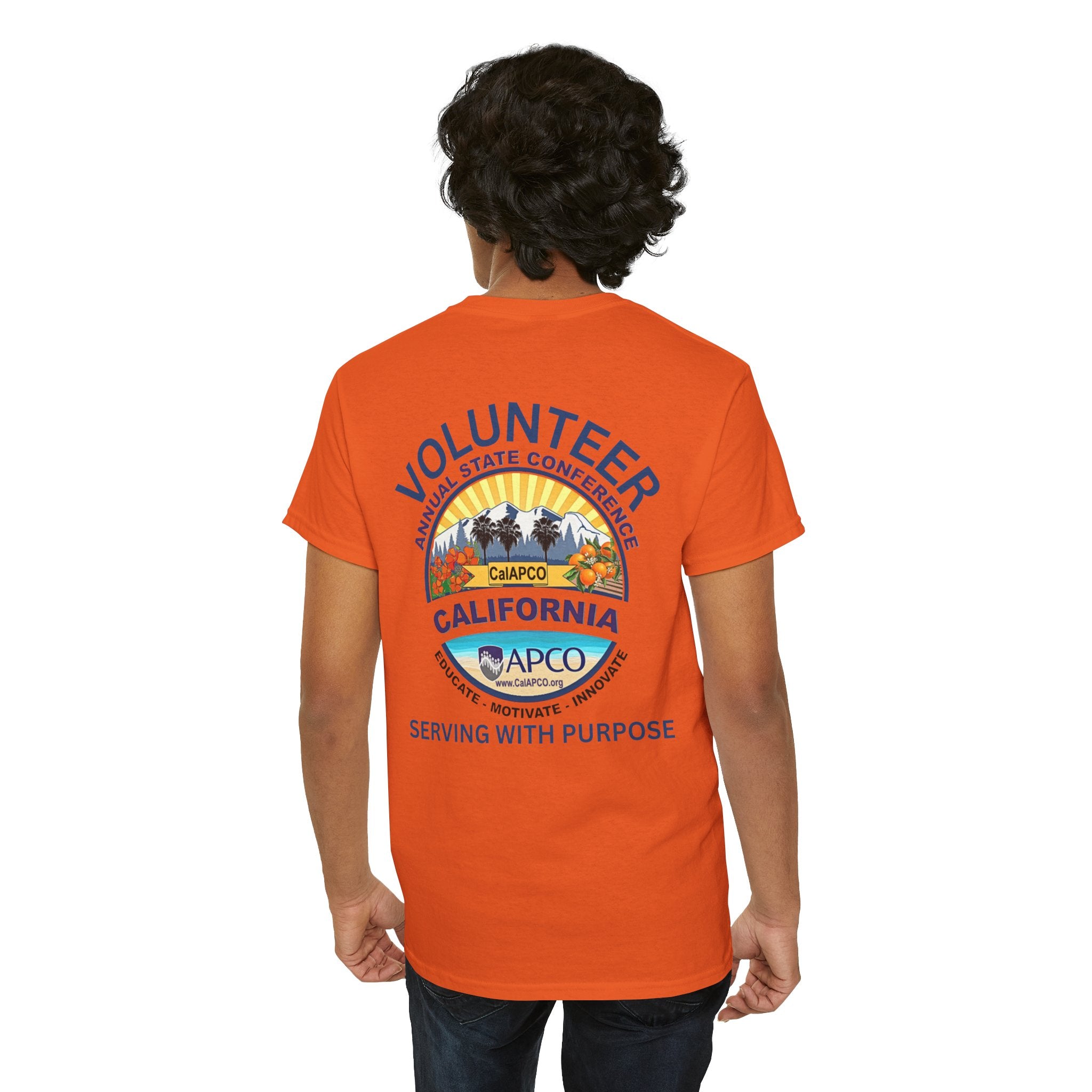 Volunteer Tee — CAL/APCO California Serving With Purpose T‑Shirt
