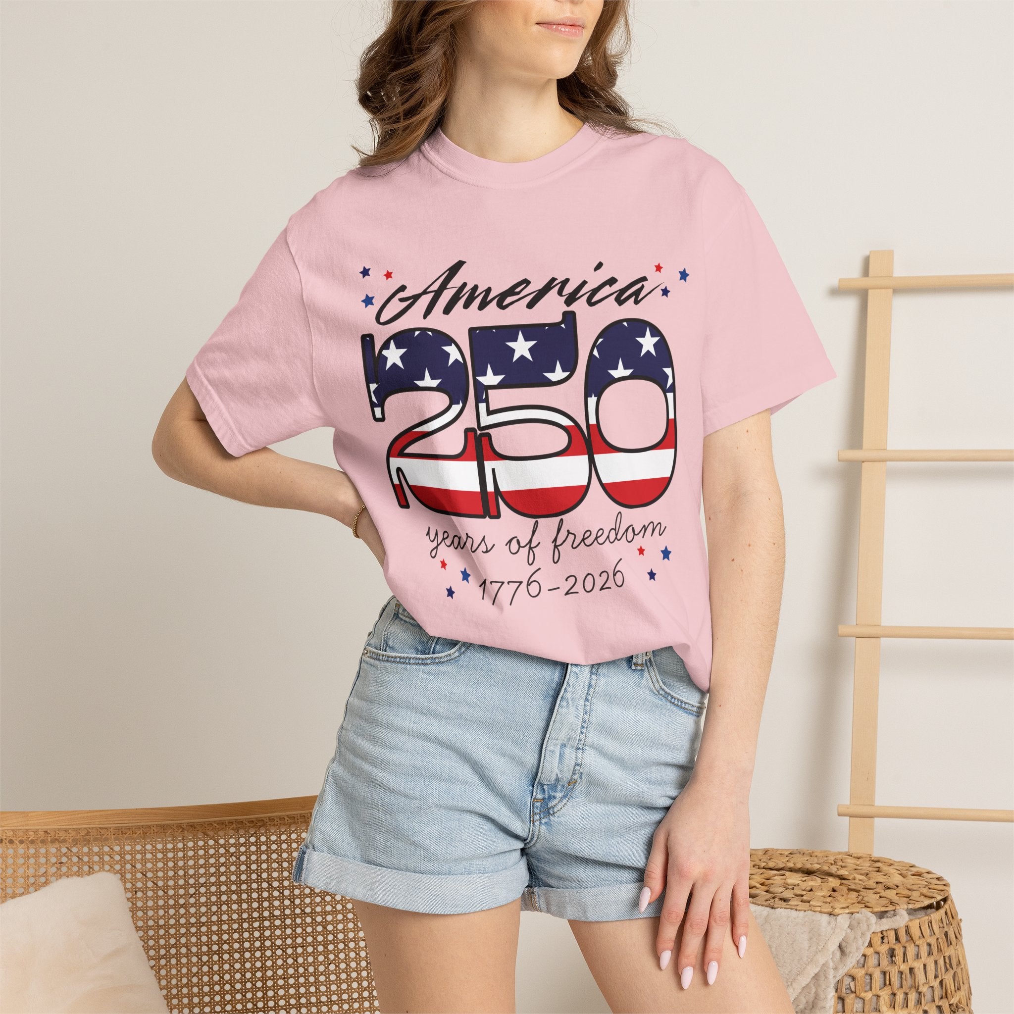 America 250 years of freedom T-Shirt | 1776-2026 American Flag Patriotic