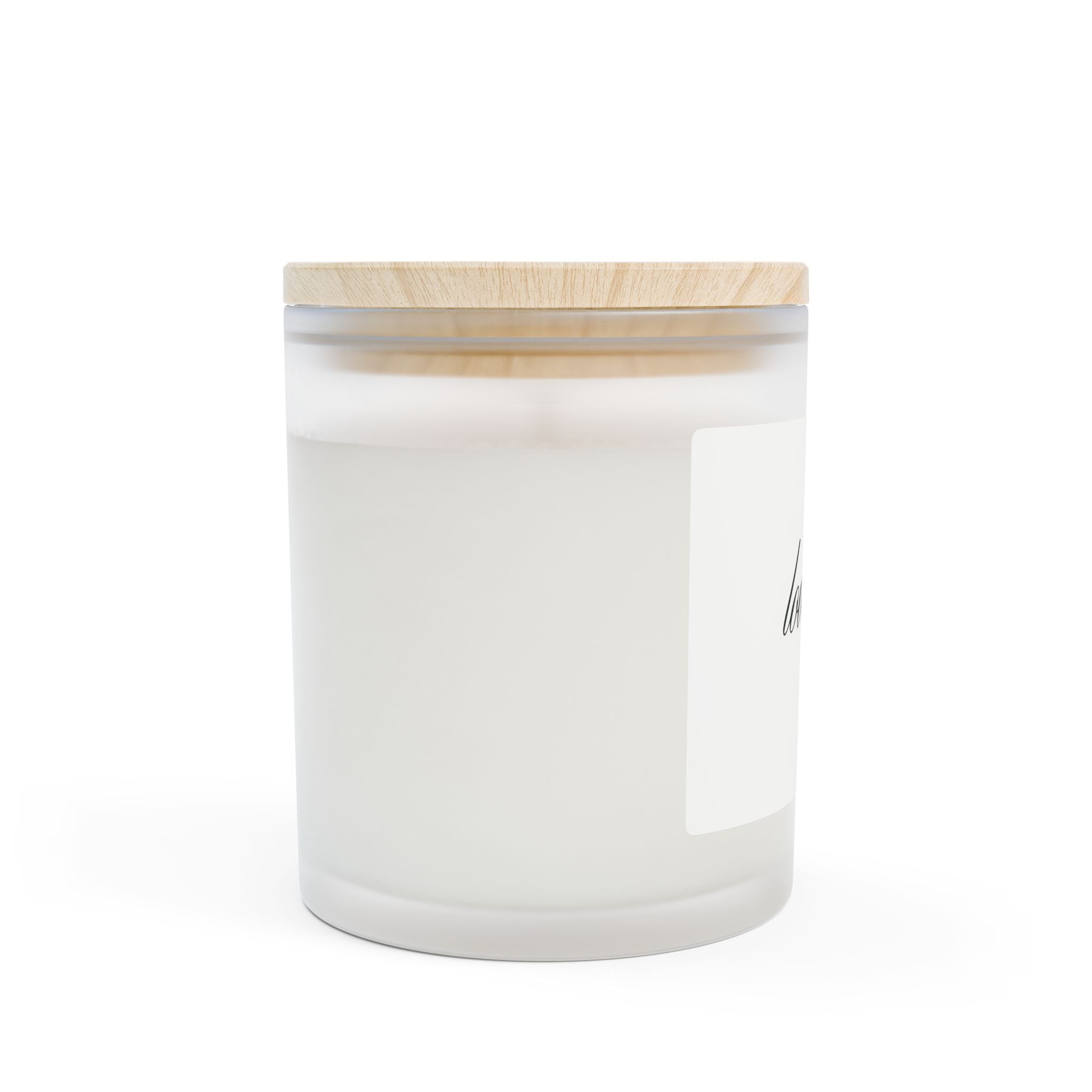 Love You Frosted Glass Candle — 11oz Romantic Scented Gift