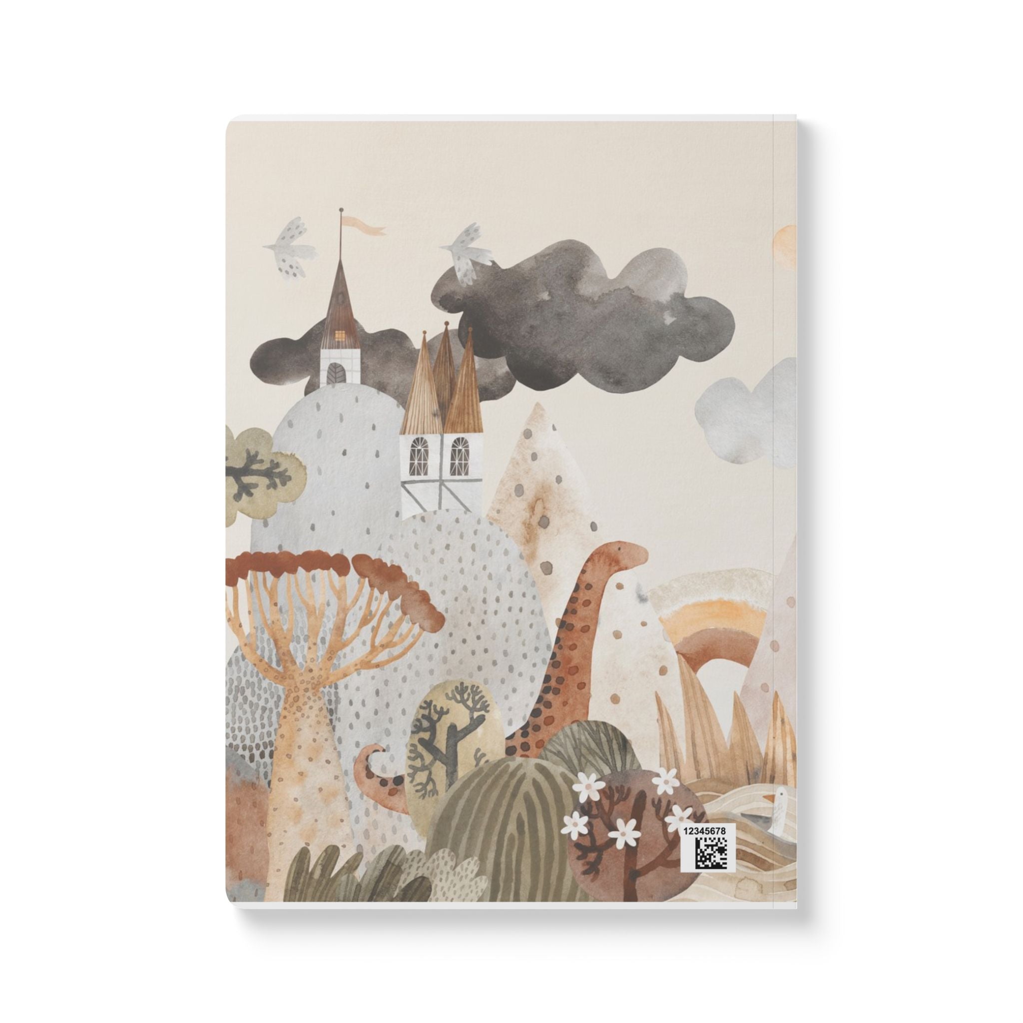Softcover Journal — "My Kindergarten Adventures" Kids Forest Adventure Notebook