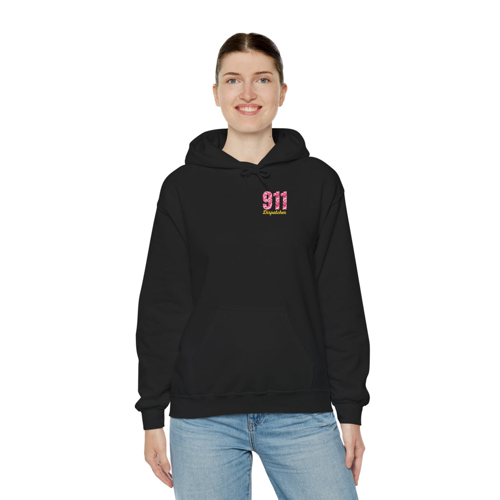 911 Dispatcher Hoodie — Pink Camo Emergency Dispatcher Gift
