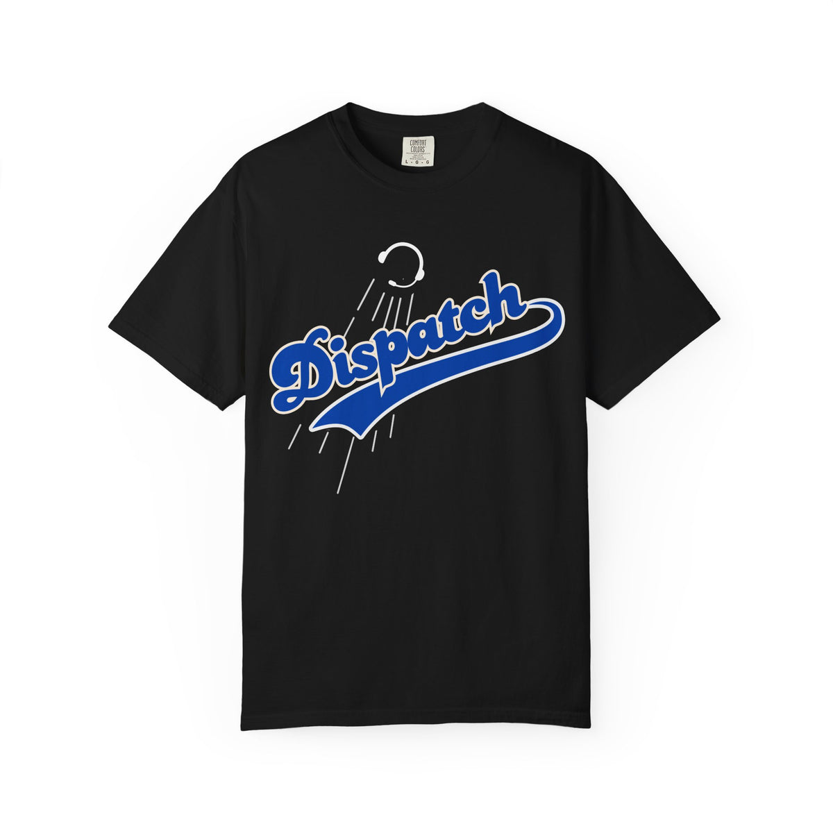 911 Dispatch Script Logo Retro Baseball T-Shirt