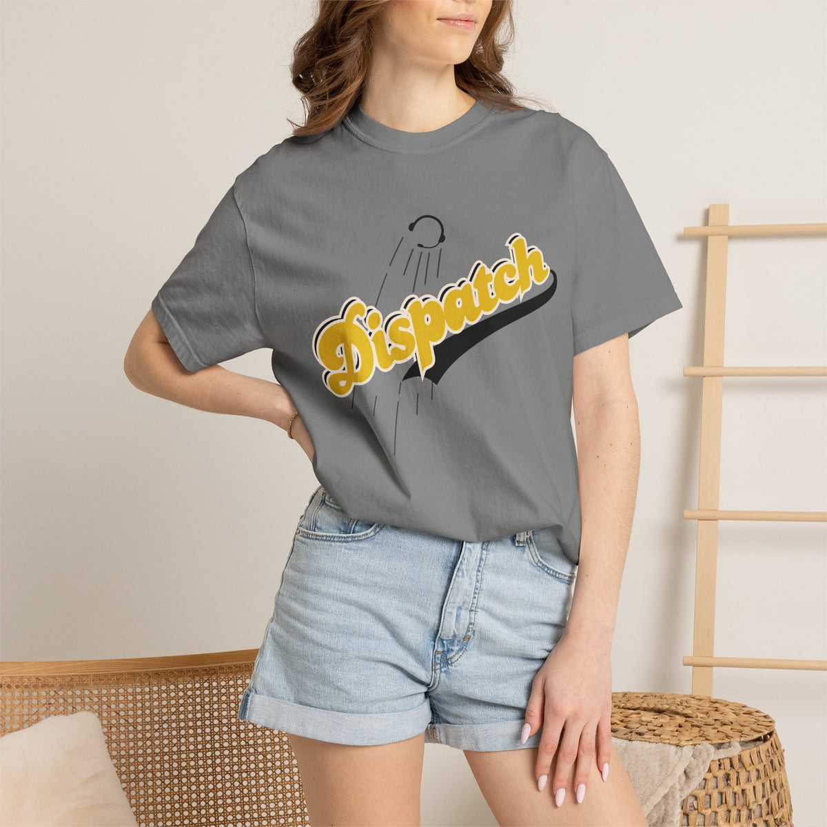 911 Dispatcher Baseball Tee — Nostalgic Team Spirit T-Shirt