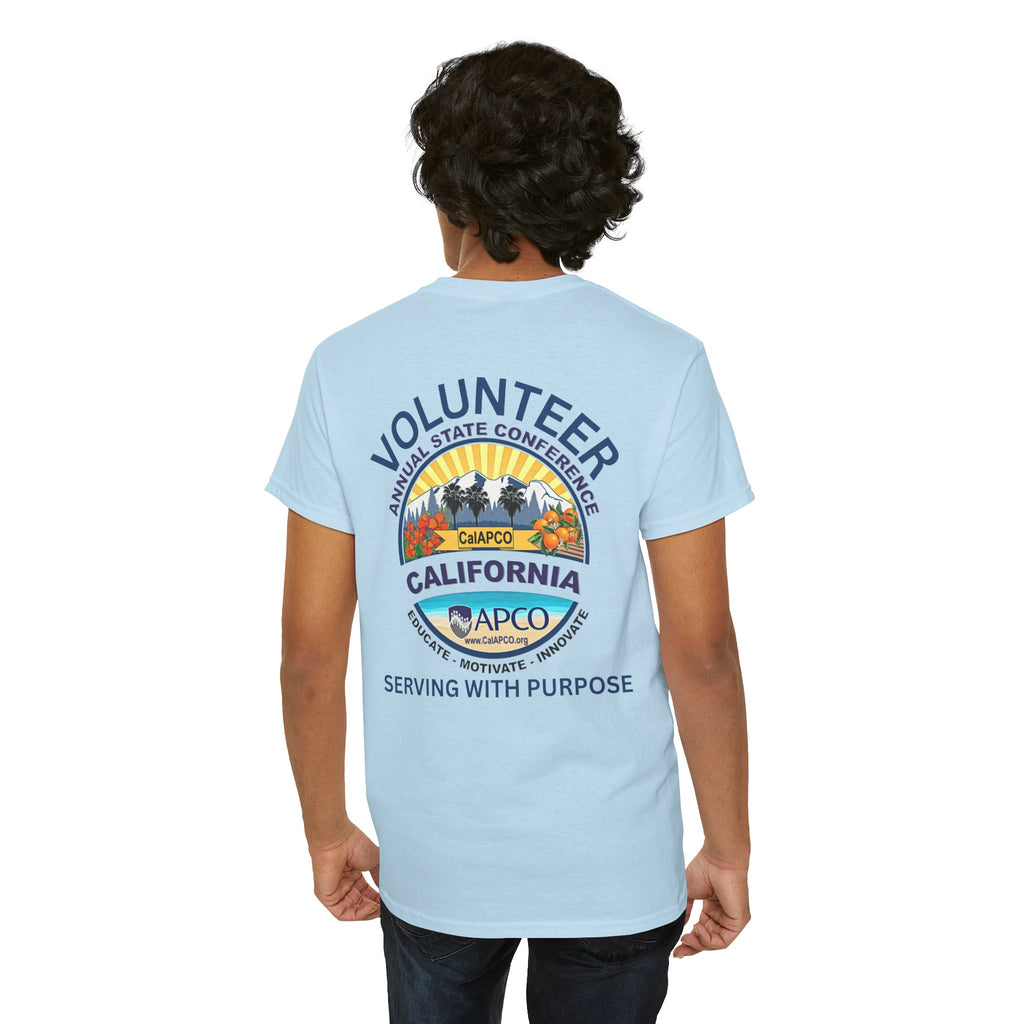 Volunteer Tee — CAL/APCO California Serving With Purpose T‑Shirt