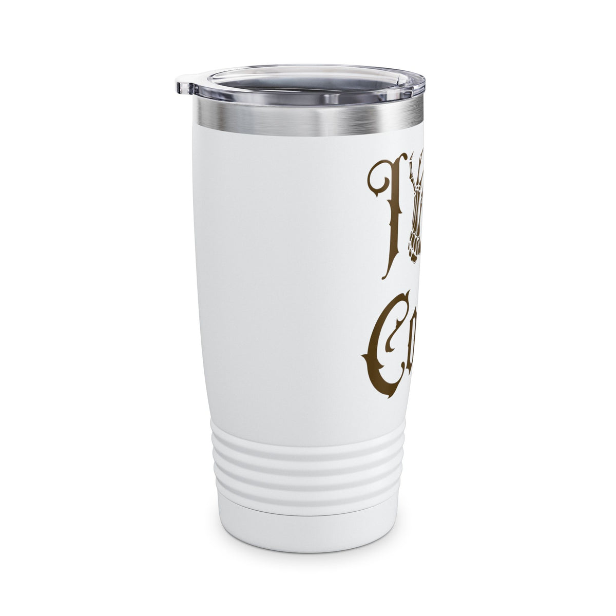 20oz Tumbler I Heart Coffee Skeleton Hands Travel Mug