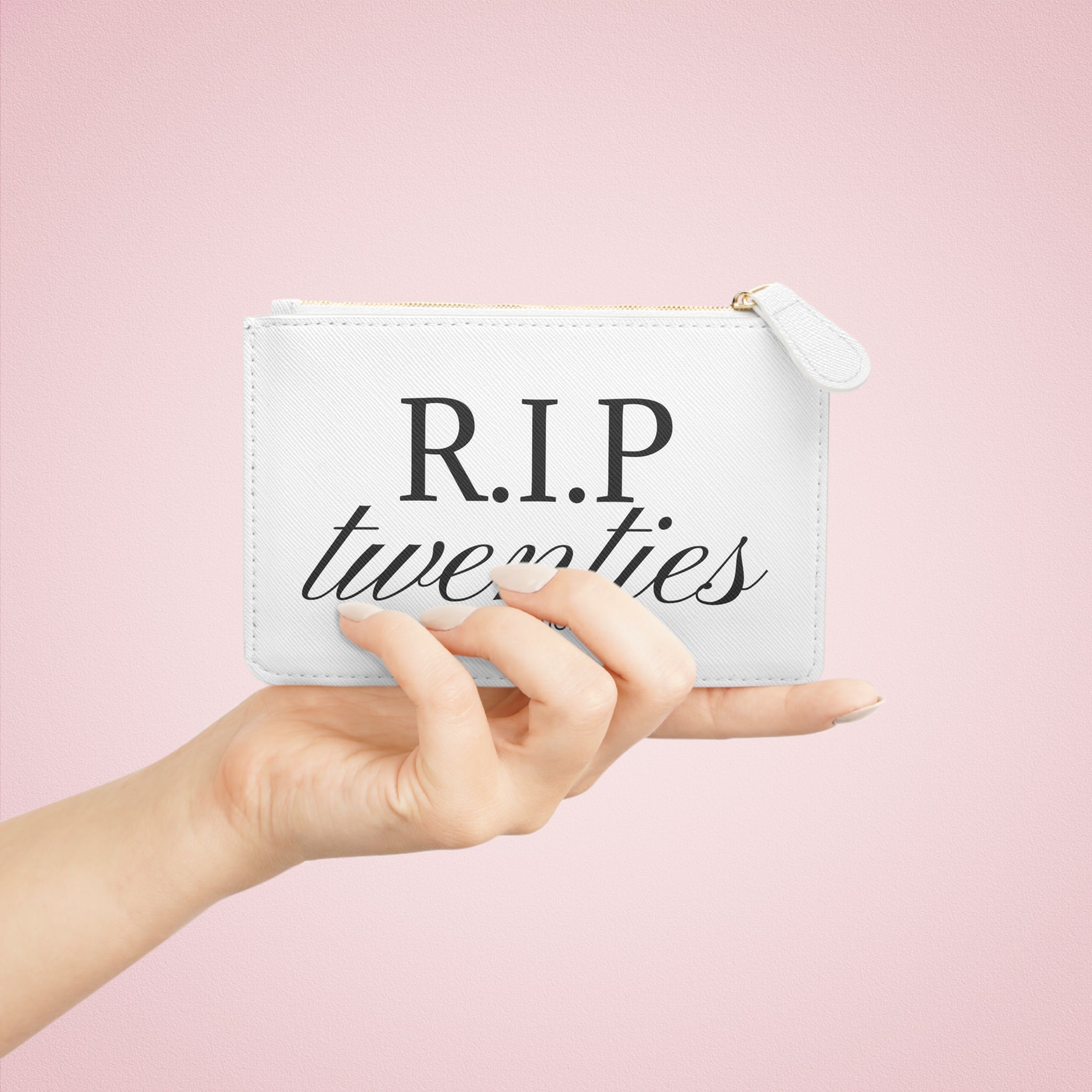 Mini Clutch — "R.I.P Thirties" Kiss Print