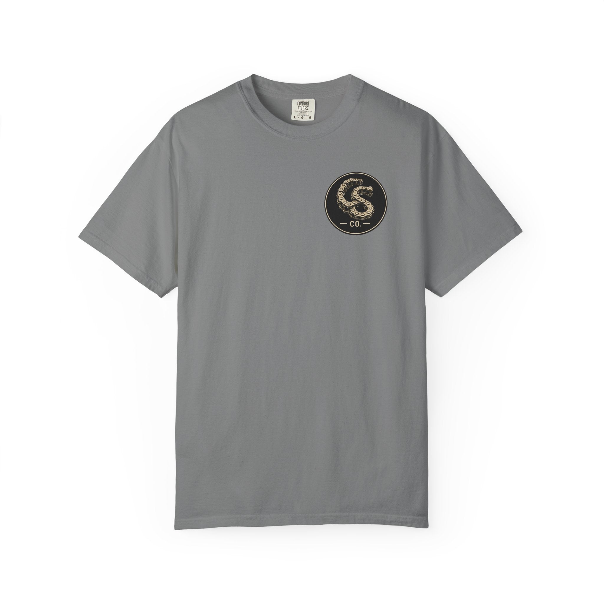 Collected Soul Chain Link Co. Vintage Bike Chain Logo T‑Shirt