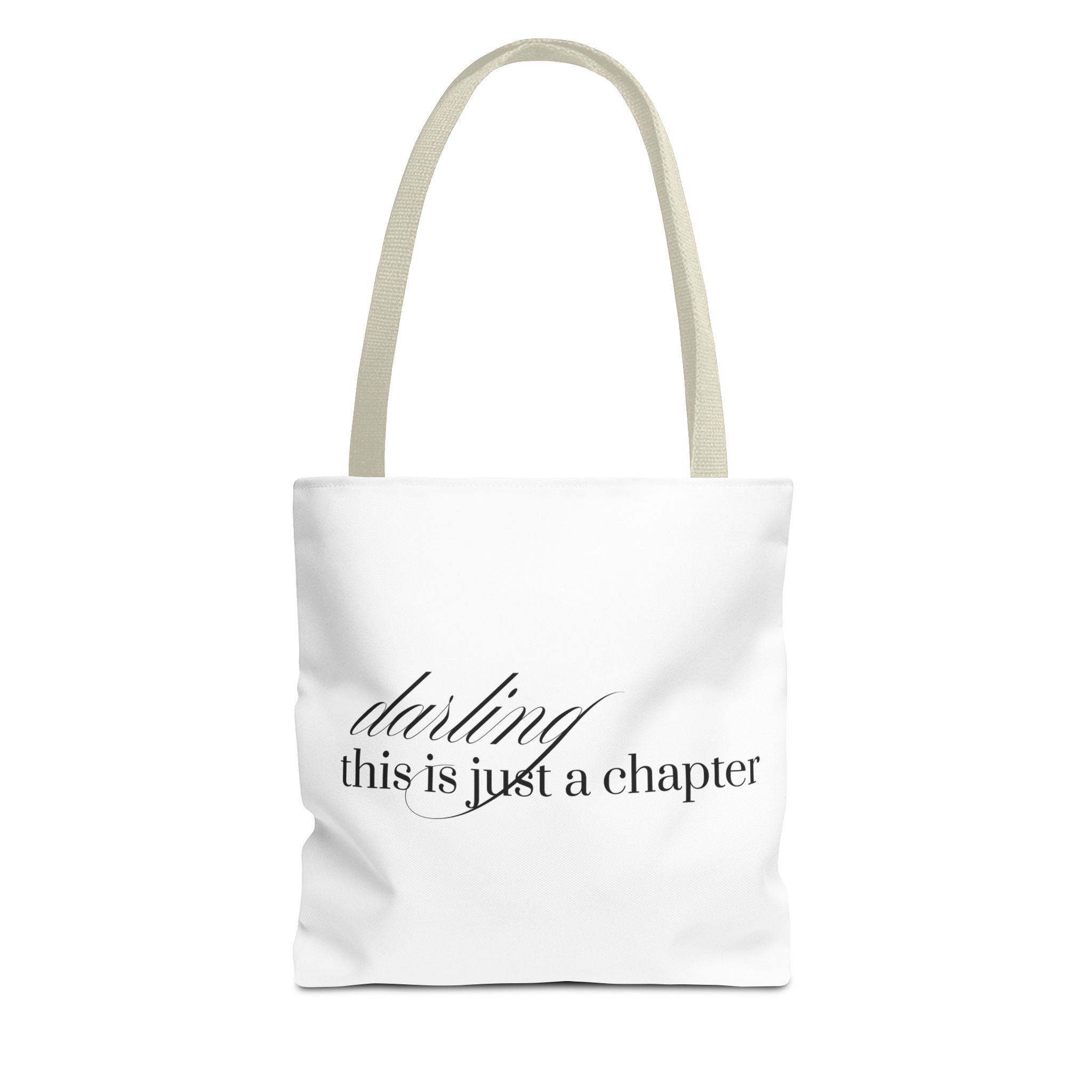 Darling, This Is Just a Chapter — Inspirational Canvas Tote Bag