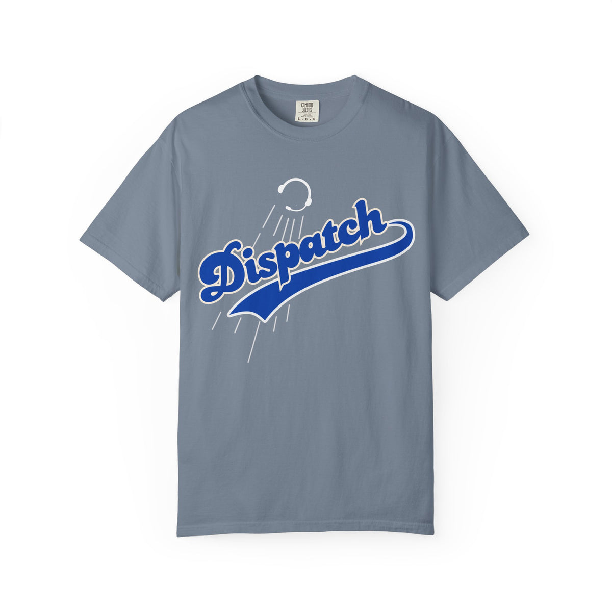 911 Dispatch Script Logo Retro Baseball T-Shirt