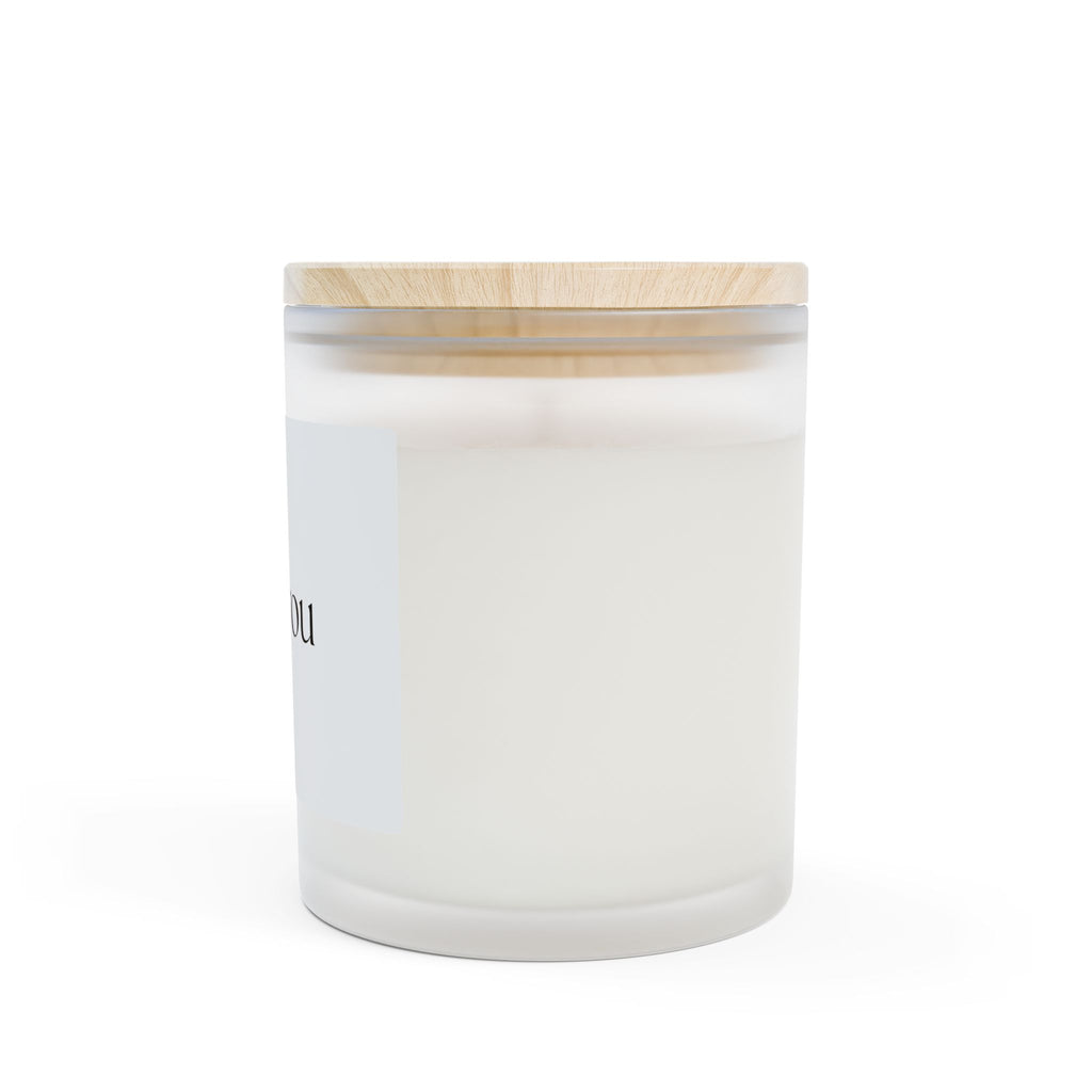 Love You Frosted Glass Candle – 11oz Scented Gift Candle